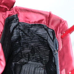 Prada Grommet Lock Flap Chain Shoulder Bag Leather