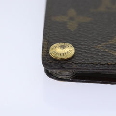 Louis Vuitton Porte Cartes Pression Card Case Monogram Canvas