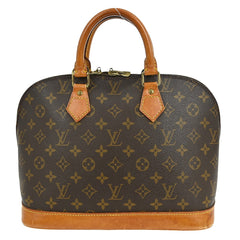 Louis Vuitton Alma Handbag Monogram Canvas