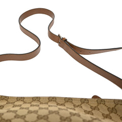 Gucci Web Loop Shoulder Bag GG Canvas