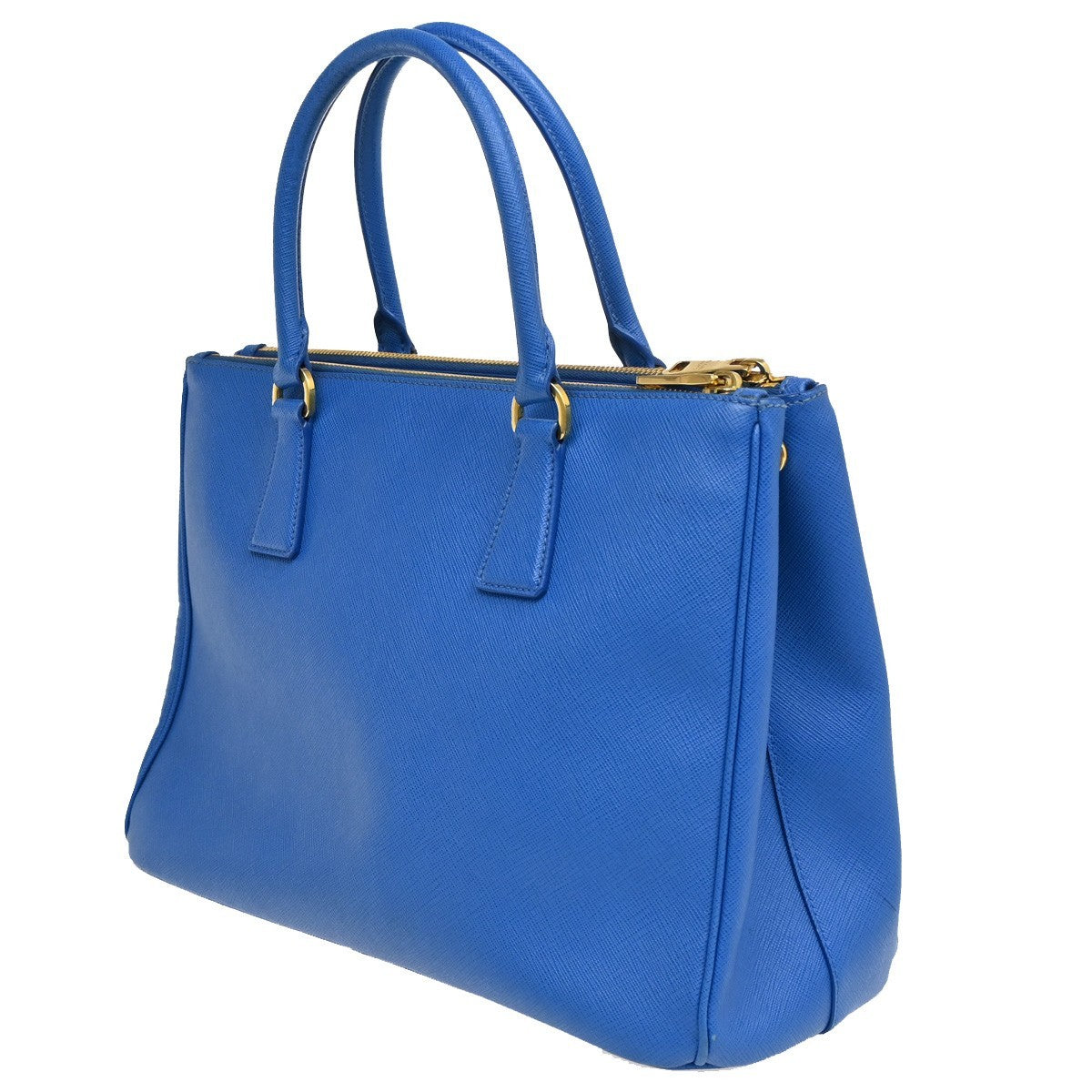 Prada Double Zip Tote Leather