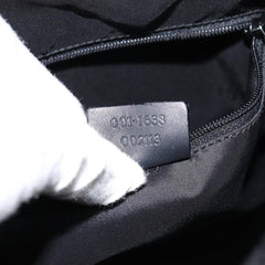 Gucci Vintage Bamboo Handle Open Hobo Leather