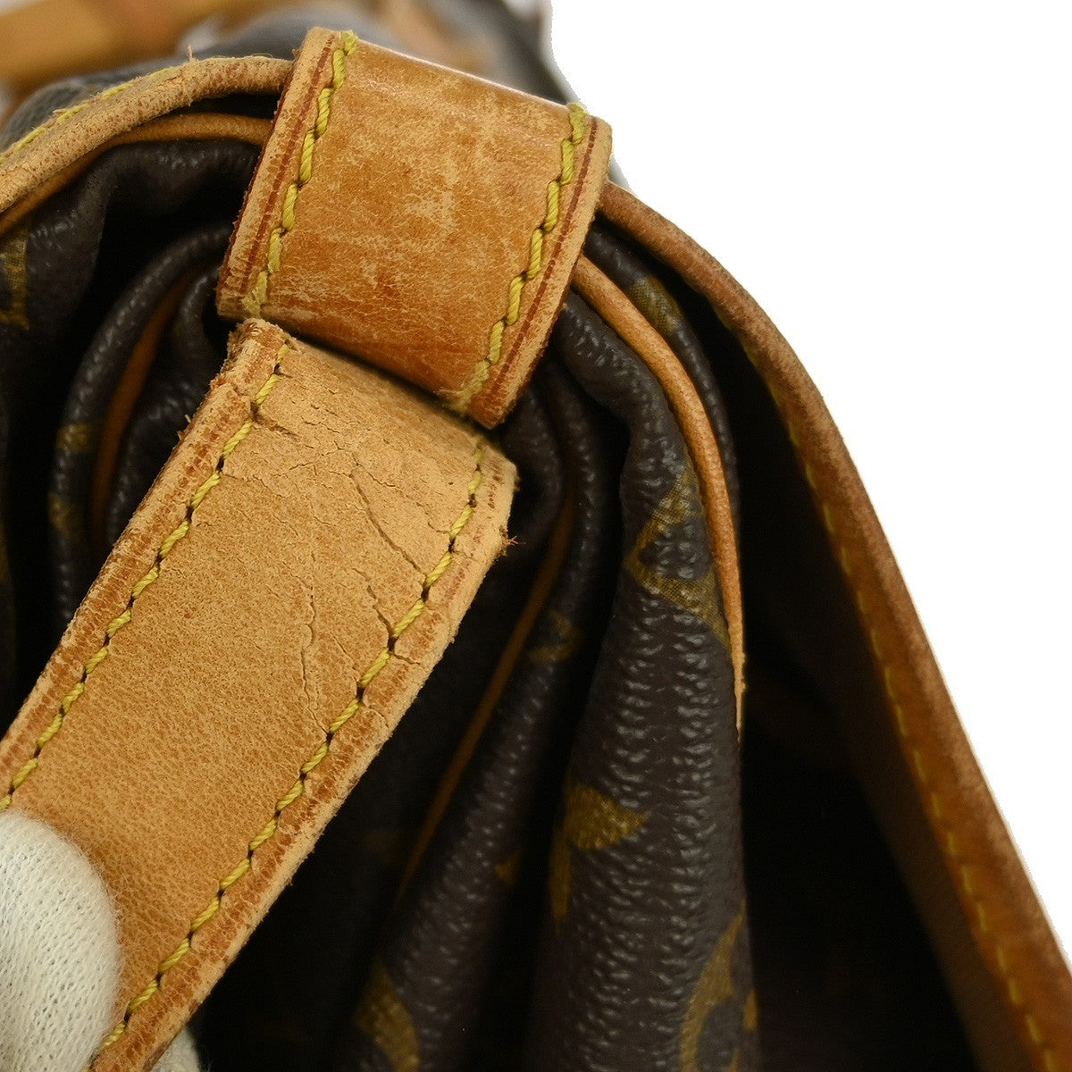 Louis Vuitton Saumur Handbag Monogram Canvas