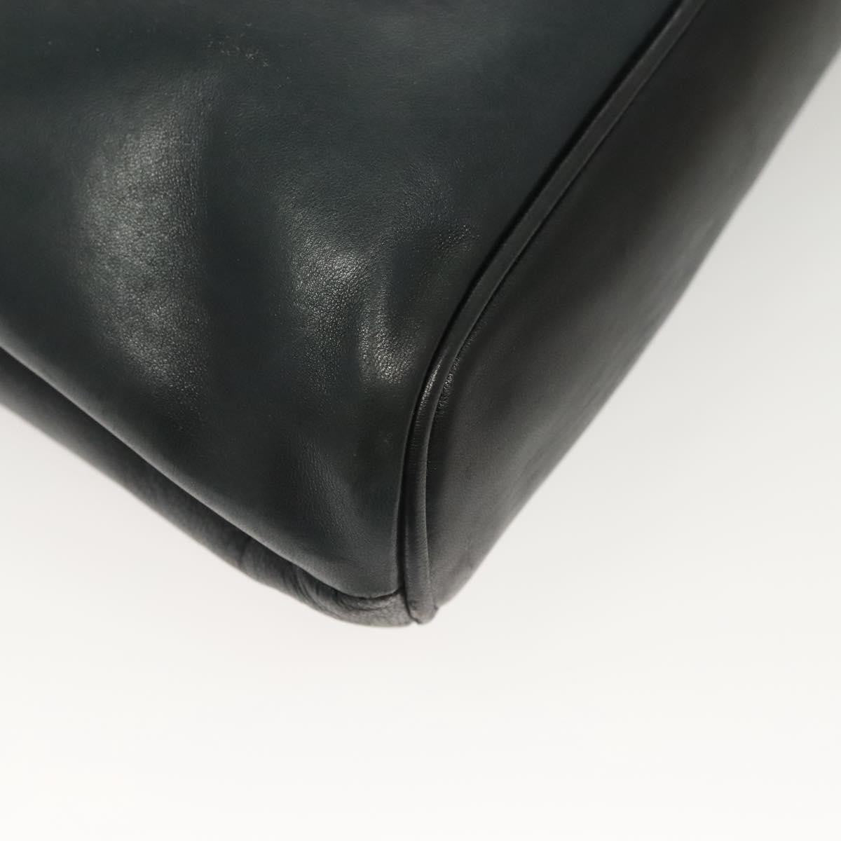 Bally Vintage Chain Shoulder Bag Quilted Leather