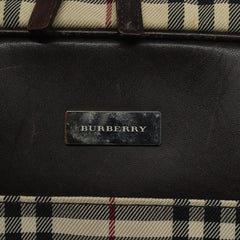 Burberry Nova Check Bowling Bag Canvas