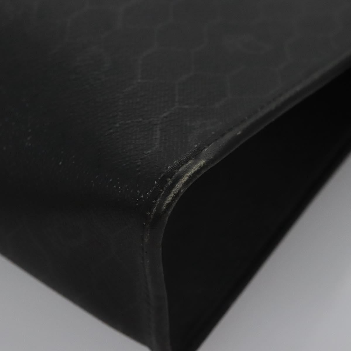 Christian Dior Vintage Honeycomb Zip Pouch Coated Canvas