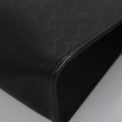 Christian Dior Vintage Honeycomb Zip Pouch Coated Canvas