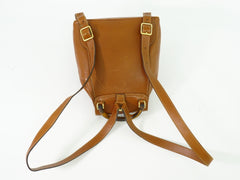 Gucci Vintage Bamboo Backpack Leather