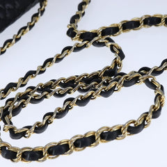 Bally Vintage Chain Shoulder Bag Quilted Leather