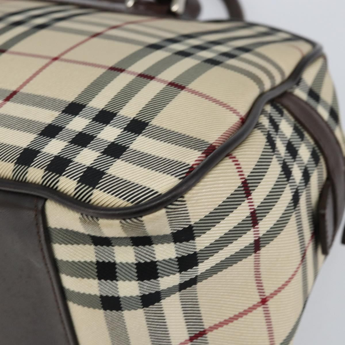 Burberry Nova Check Bowling Bag Canvas