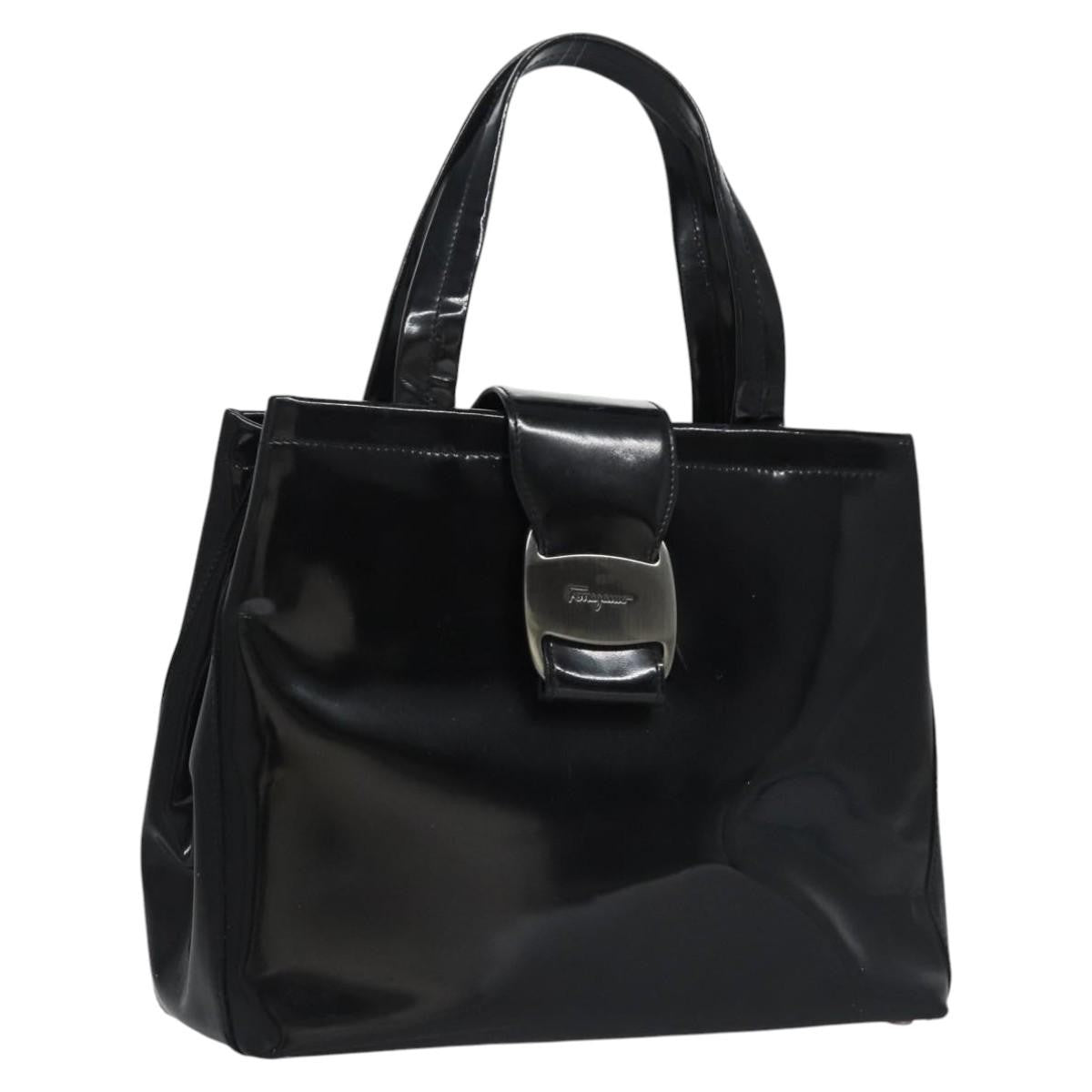 Salvatore Ferragamo Vara Tote Patent Leather