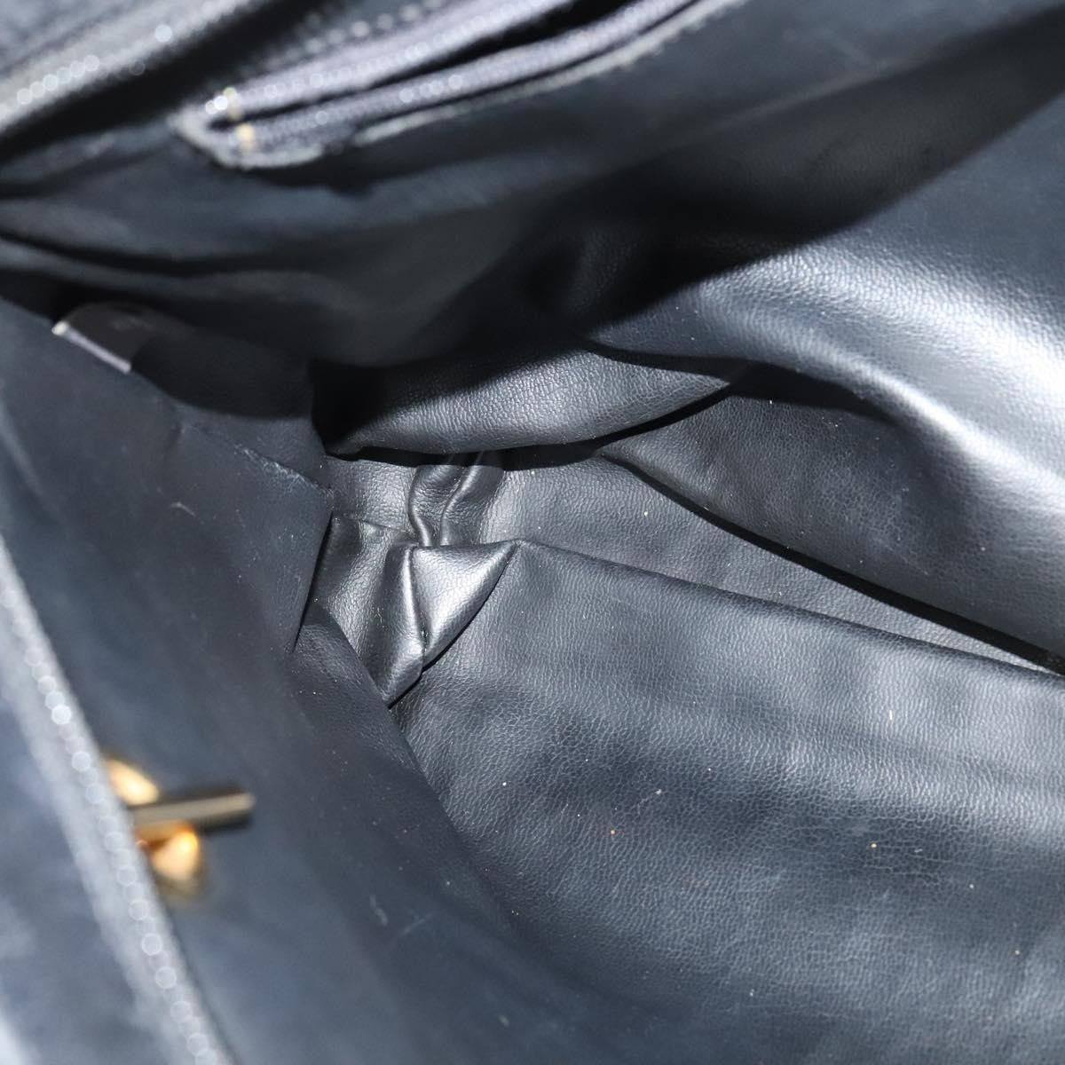 Bally Vintage Chain Shoulder Bag Quilted Leather