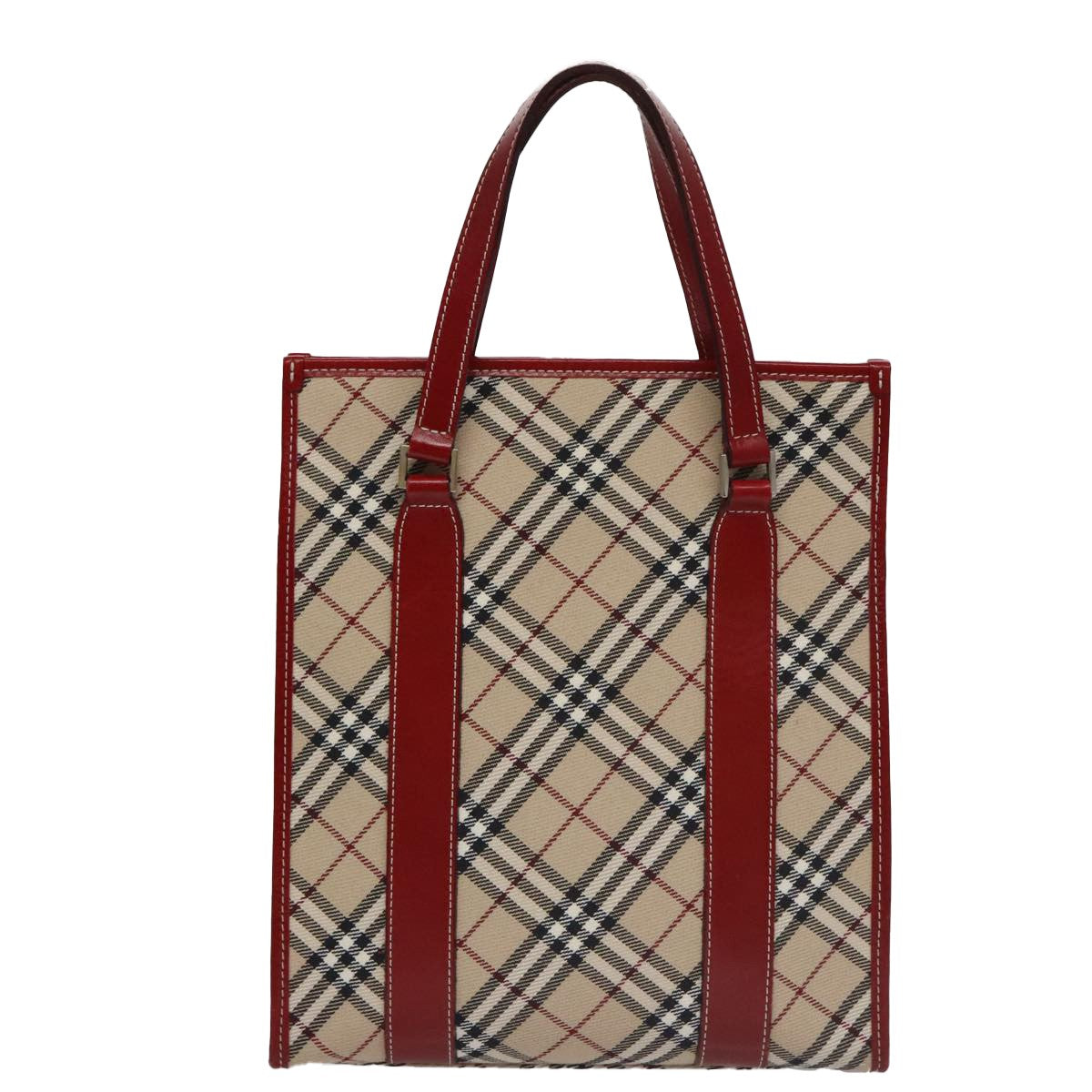 Burberry Nova Check Tote Canvas and Leather