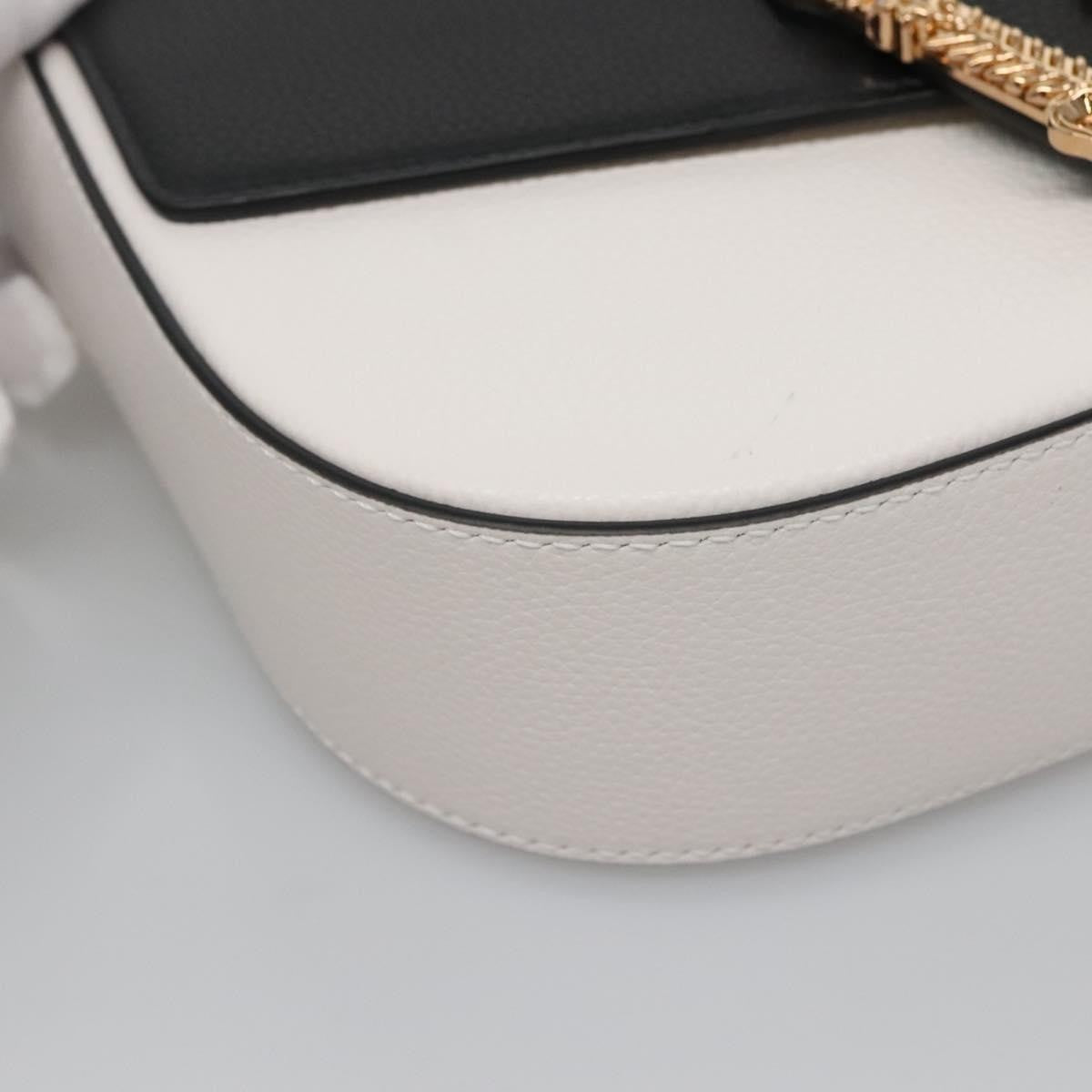 Versace Virtus Flap Messenger Bag Leather