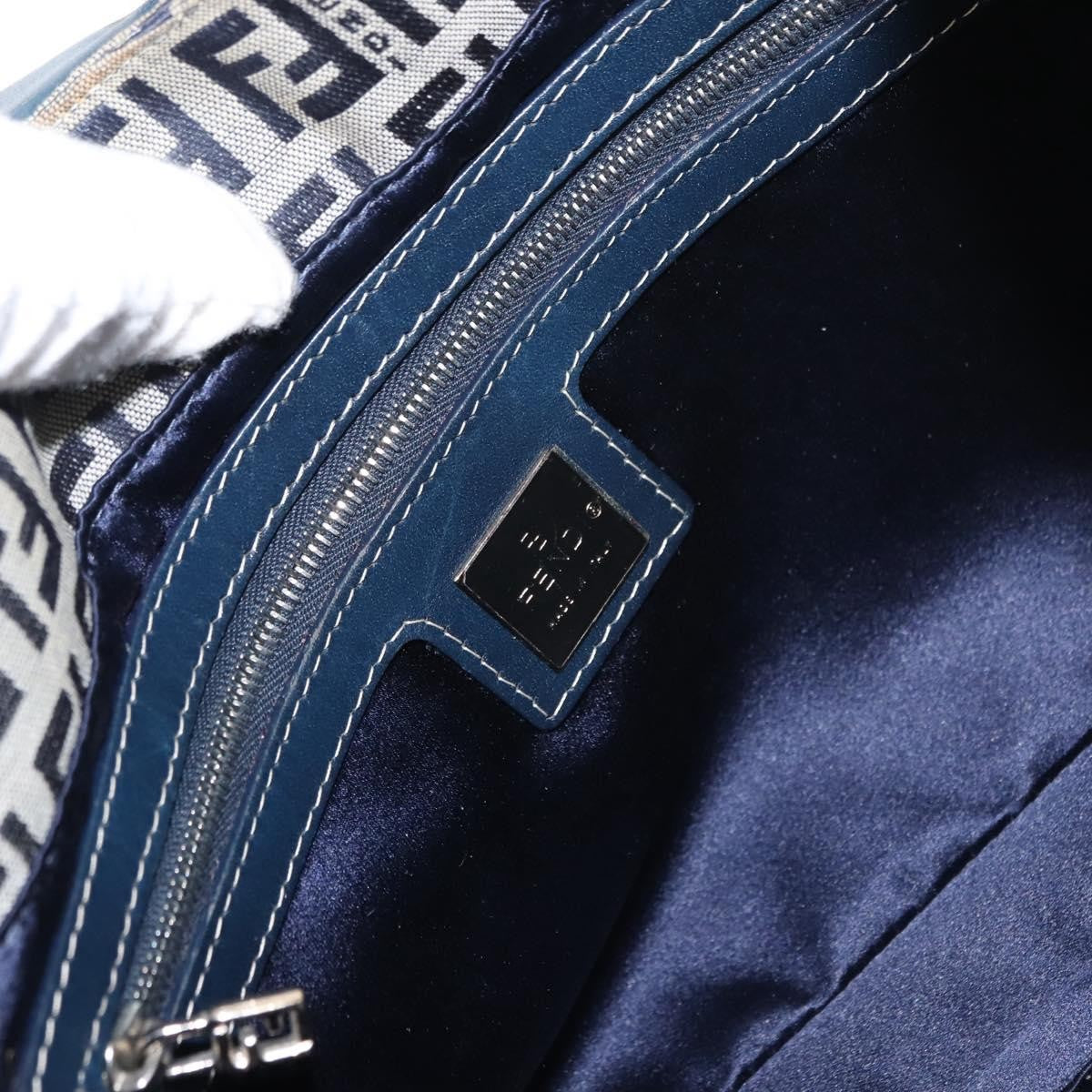 Fendi Belted Flap Shoulder Bag Zucchino Coated Canvas