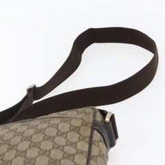 Gucci Front Zip Messenger GG Coated Canvas