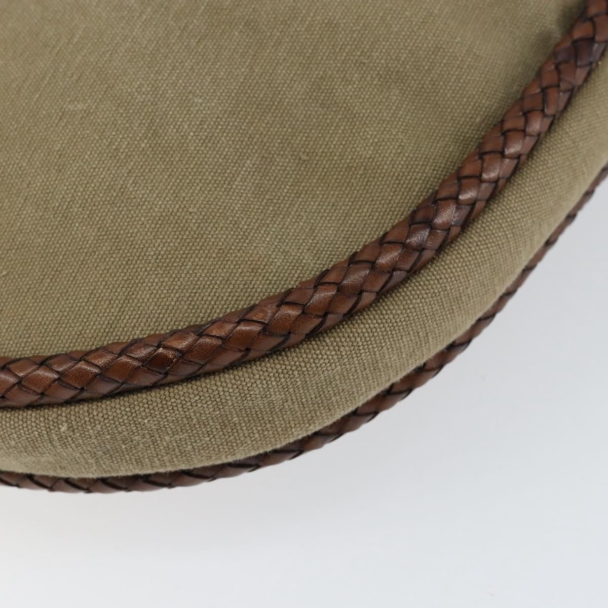 Gucci Vintage Bamboo Hobo Canvas