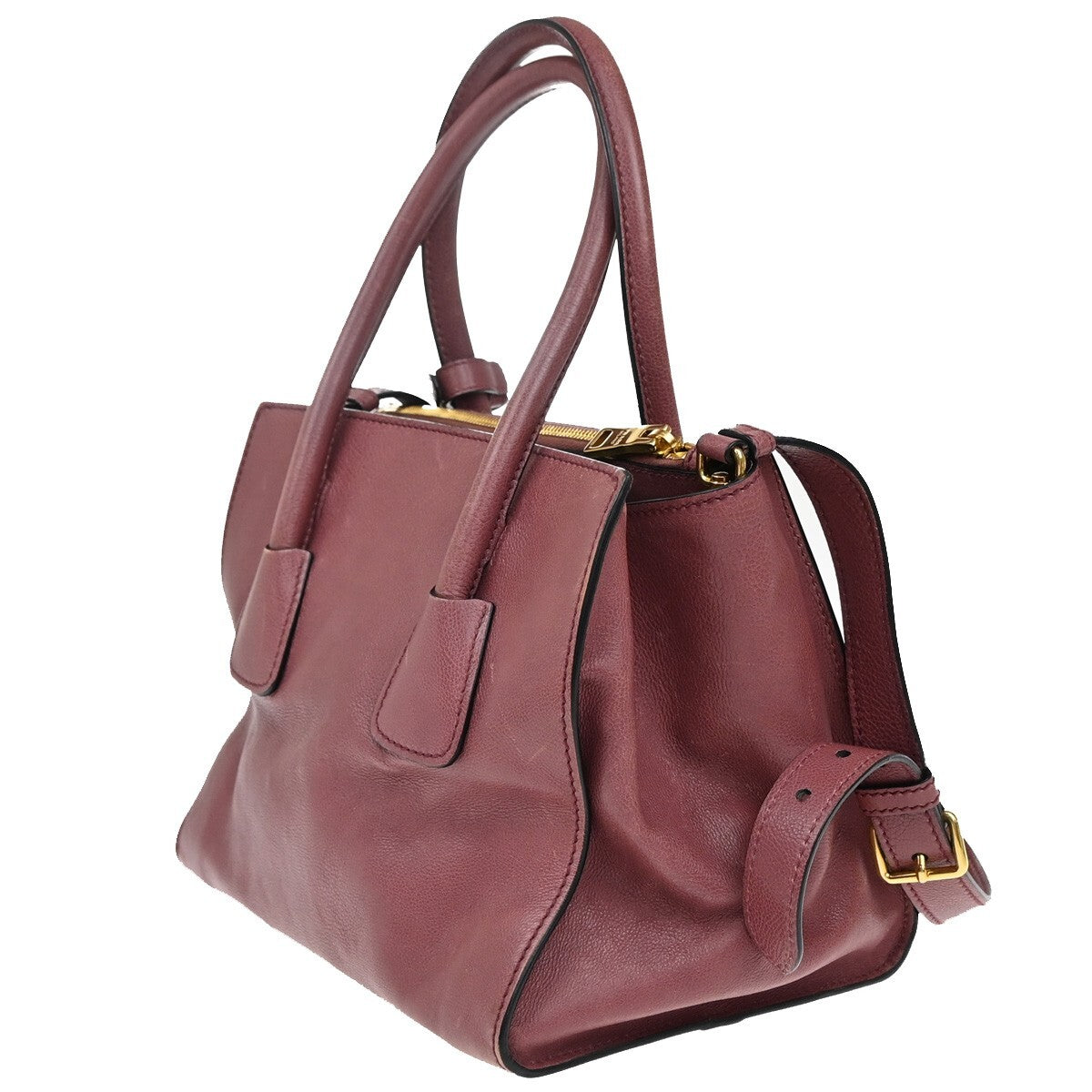 Prada Cuir Double Tote Saffiano Leather
