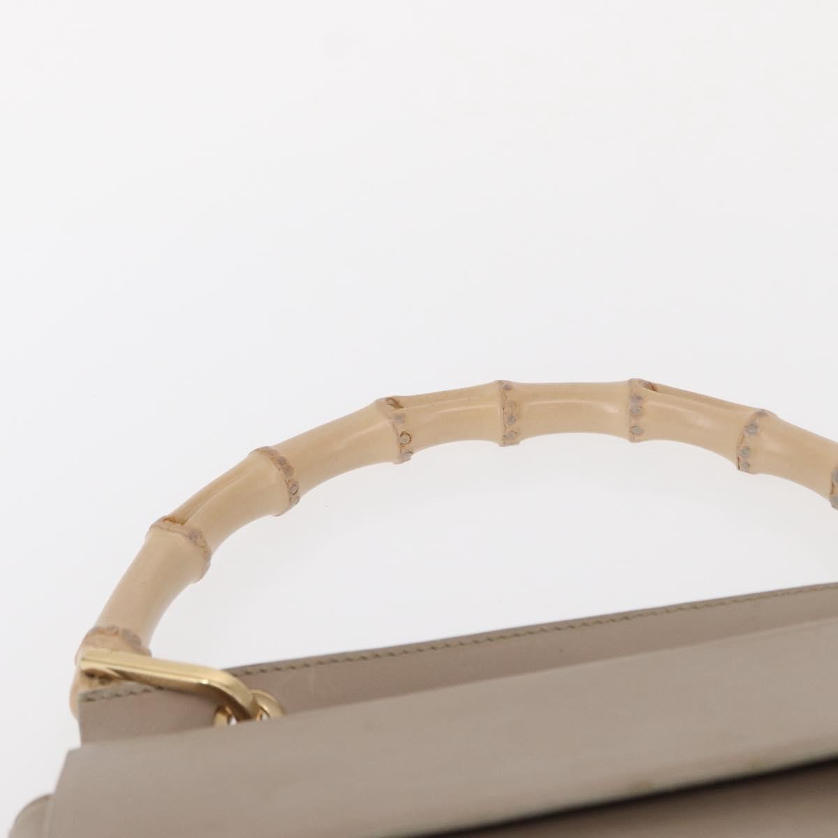 Gucci Vintage Bamboo Handle Bag Leather