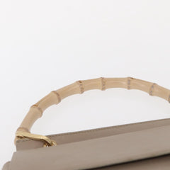 Gucci Vintage Bamboo Handle Bag Leather