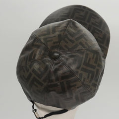 Fendi Logo Baseball Cap Zucca Canvas