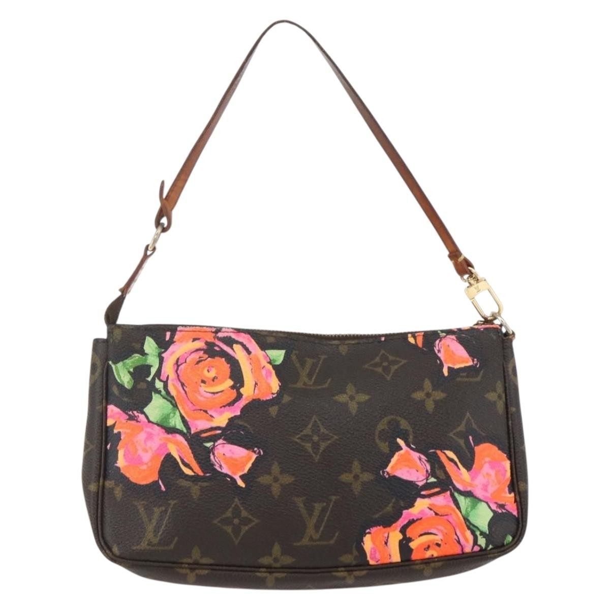 Louis Vuitton Pochette Accessoires Limited Edition Monogram Roses