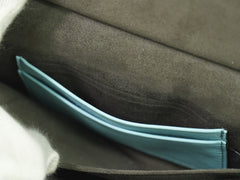 Fendi Double Baguette Embroidered Studded Leather