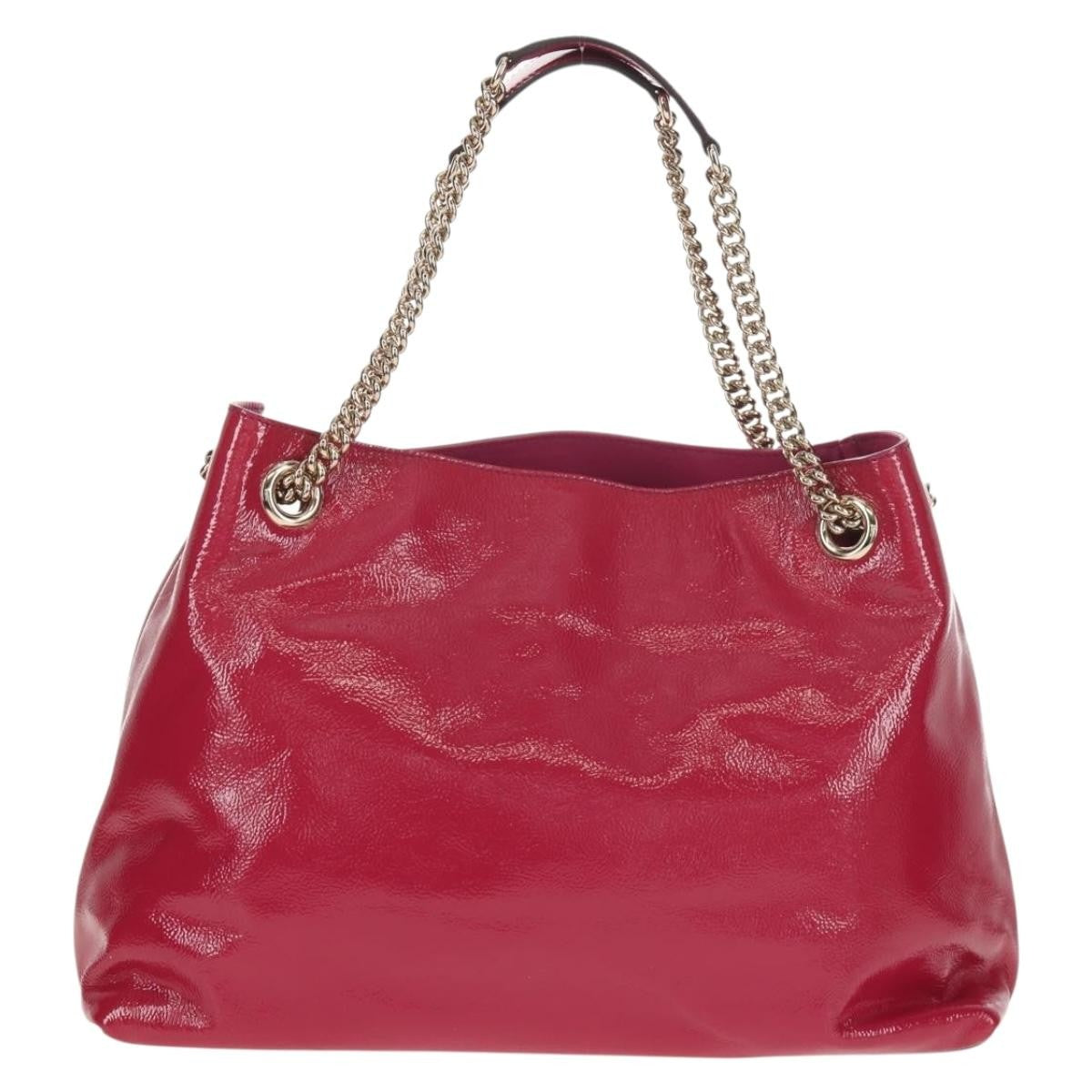 Gucci Soho Chain Strap Shoulder Bag Patent