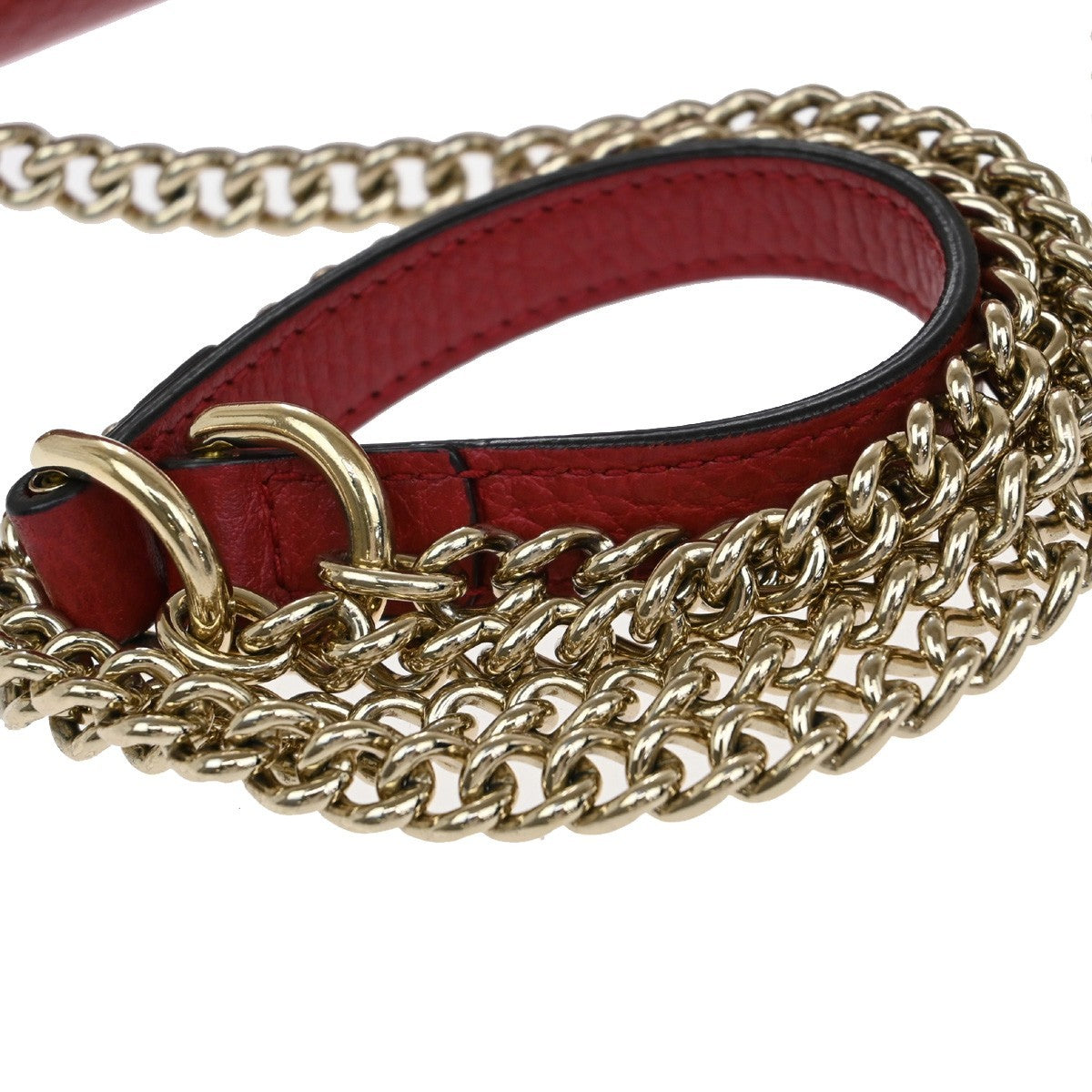 Gucci Interlocking Shoulder Bag Leather