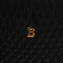 Bally Vintage Chain Shoulder Bag Quilted Leather
