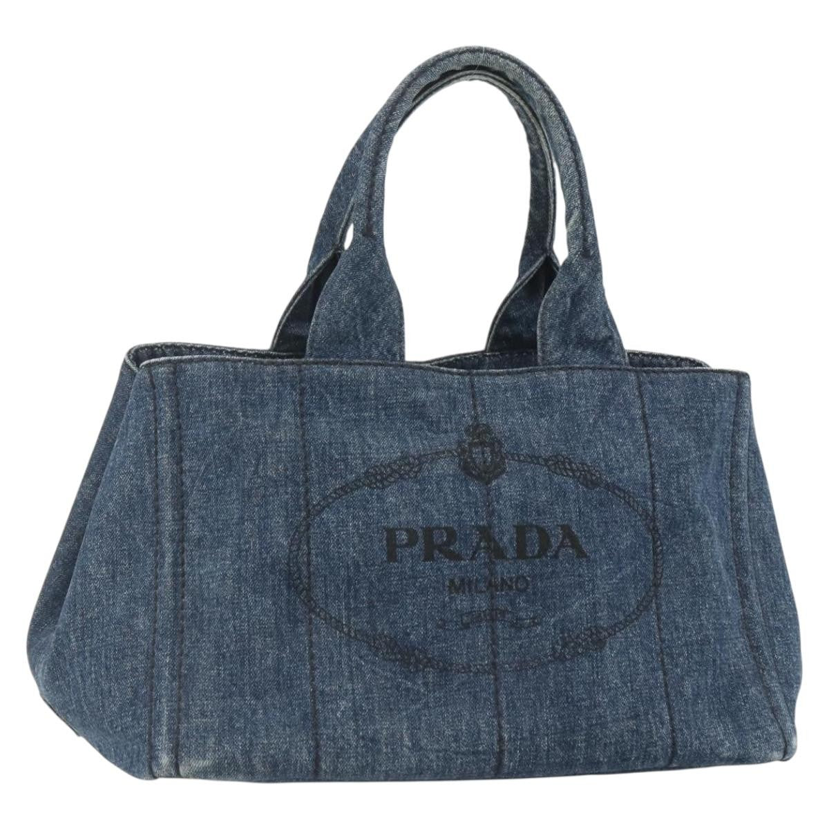 Prada Canapa Tote Denim