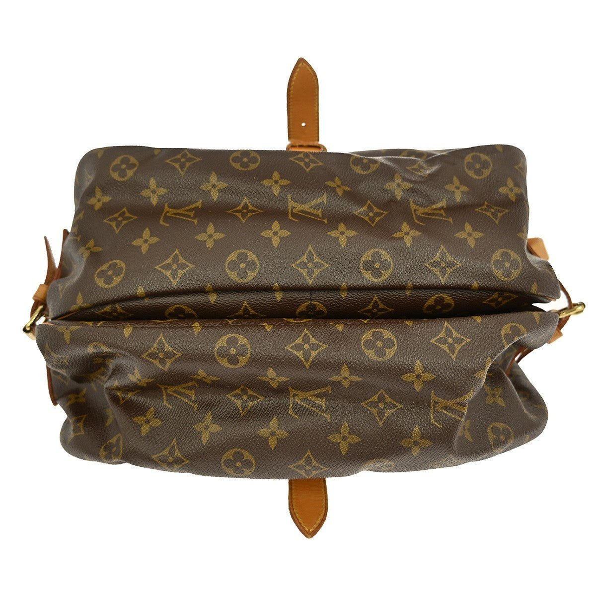 Louis Vuitton Saumur Handbag Monogram Canvas