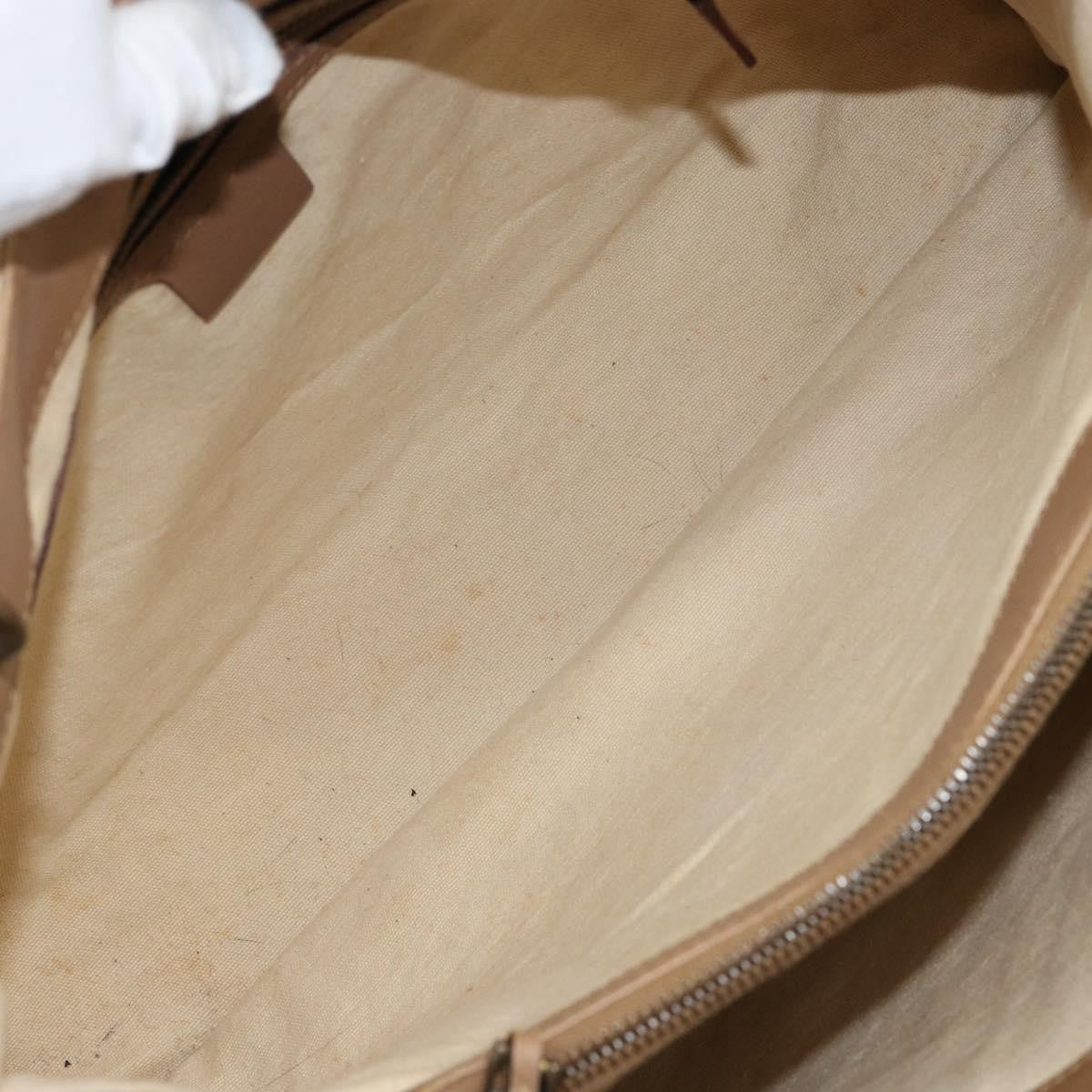 Gucci Bamboo Front Pocket Tote Canvas