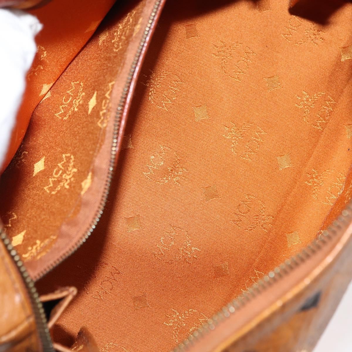 MCM Visetos logogramme Handbag Canvas and Leather