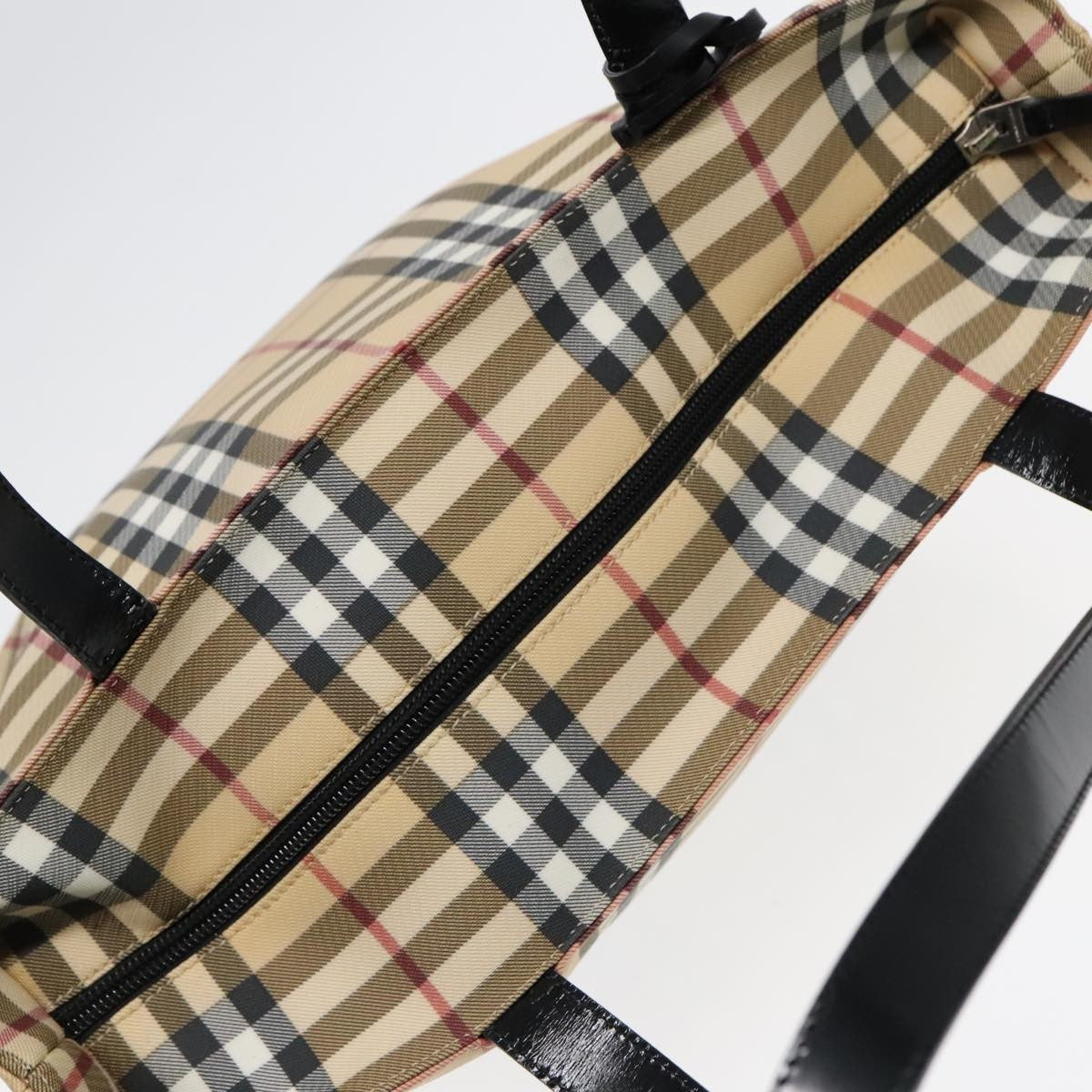 Burberry Nova Check Tote canvas check pattern