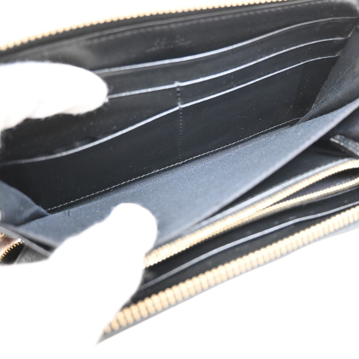 Fendi By The Way Zip Around Wallet Leather