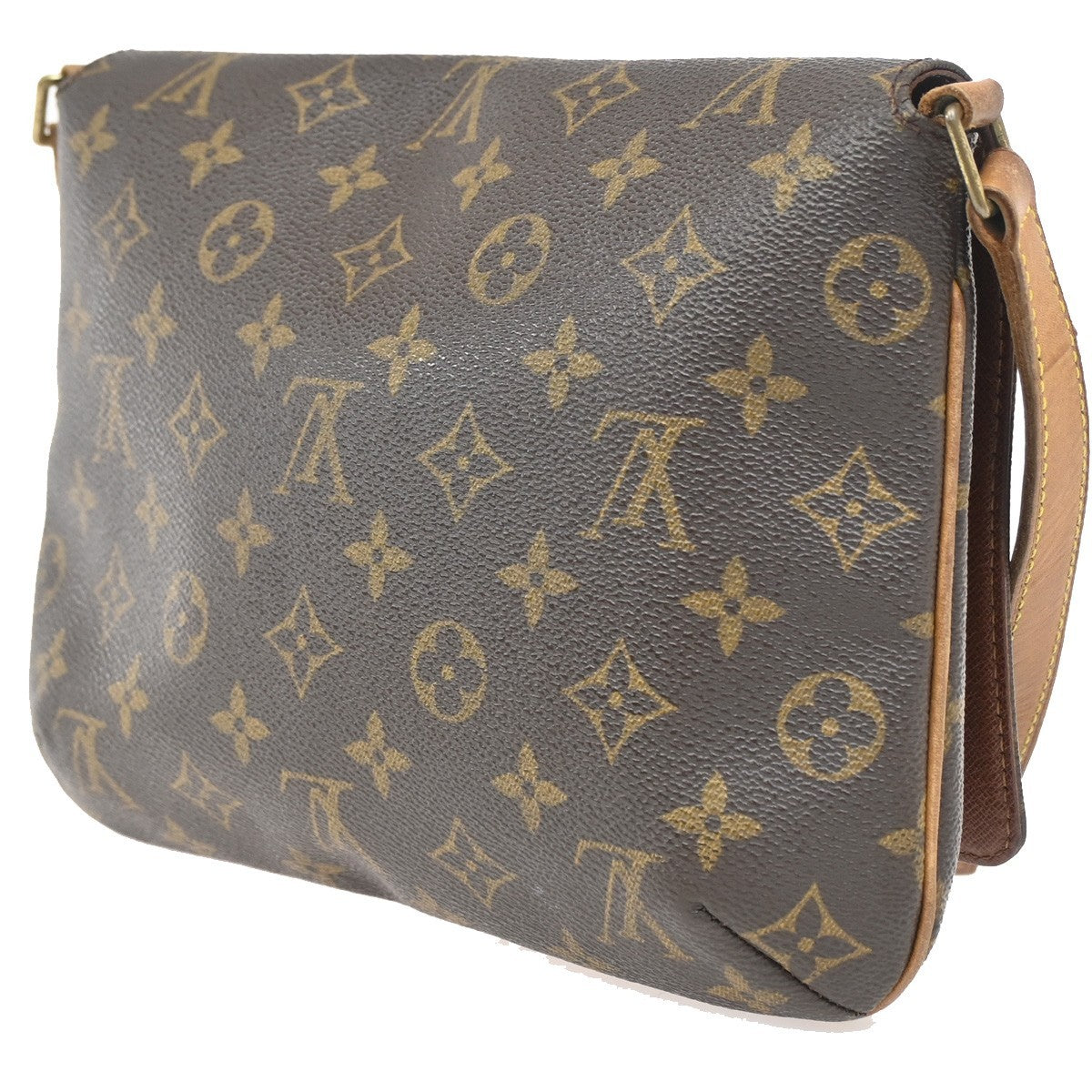 Louis Vuitton Musette Tango Handbag Monogram Canvas