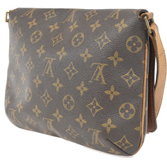 Louis Vuitton Musette Tango Handbag Monogram Canvas