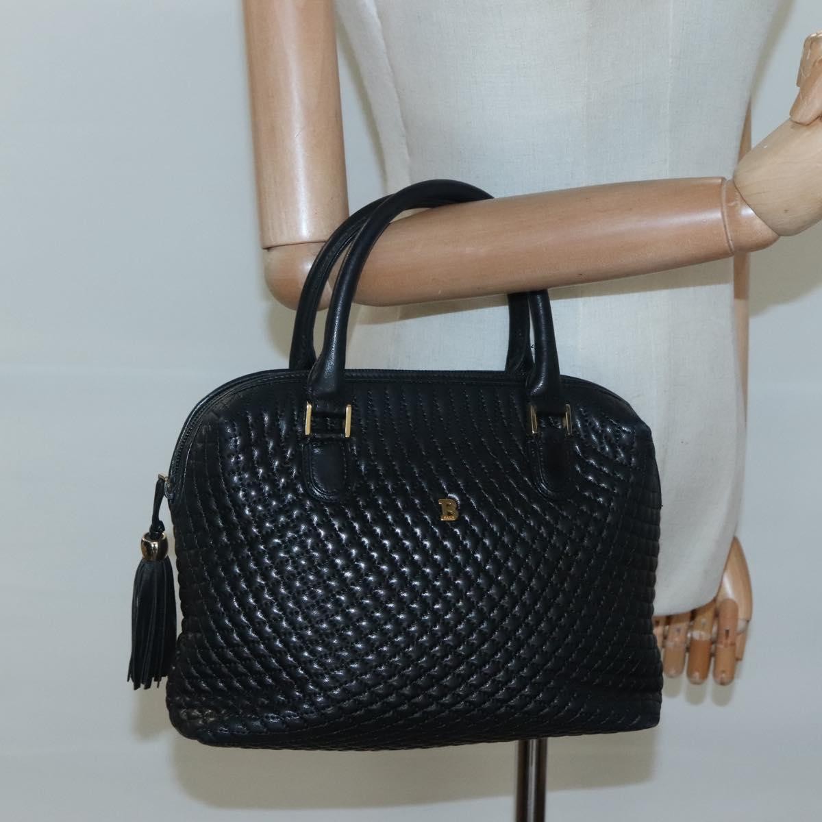 Bally Vintage Handbag Quilted Leather
