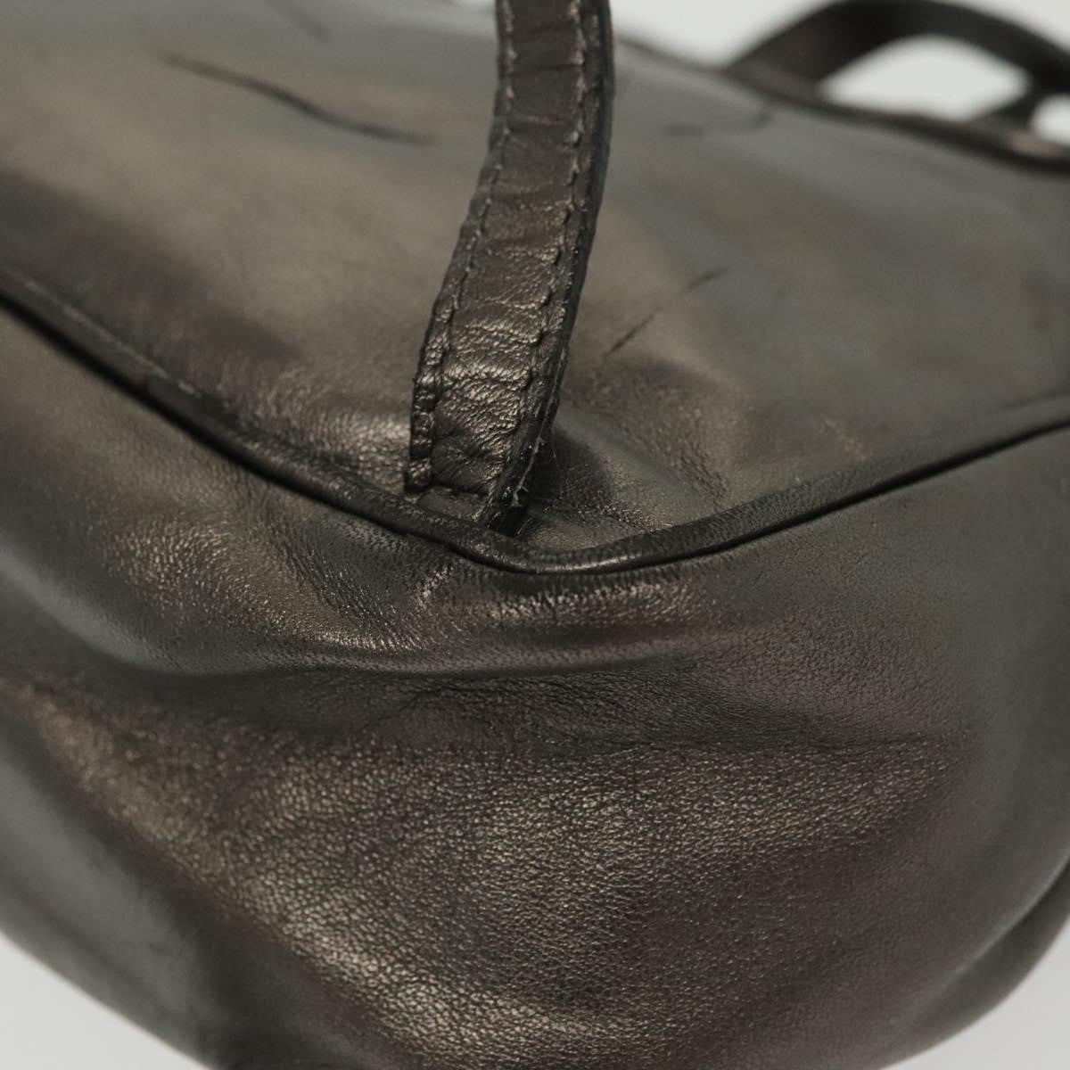 Bottega Veneta Intrecciato Backpack Patent Leather