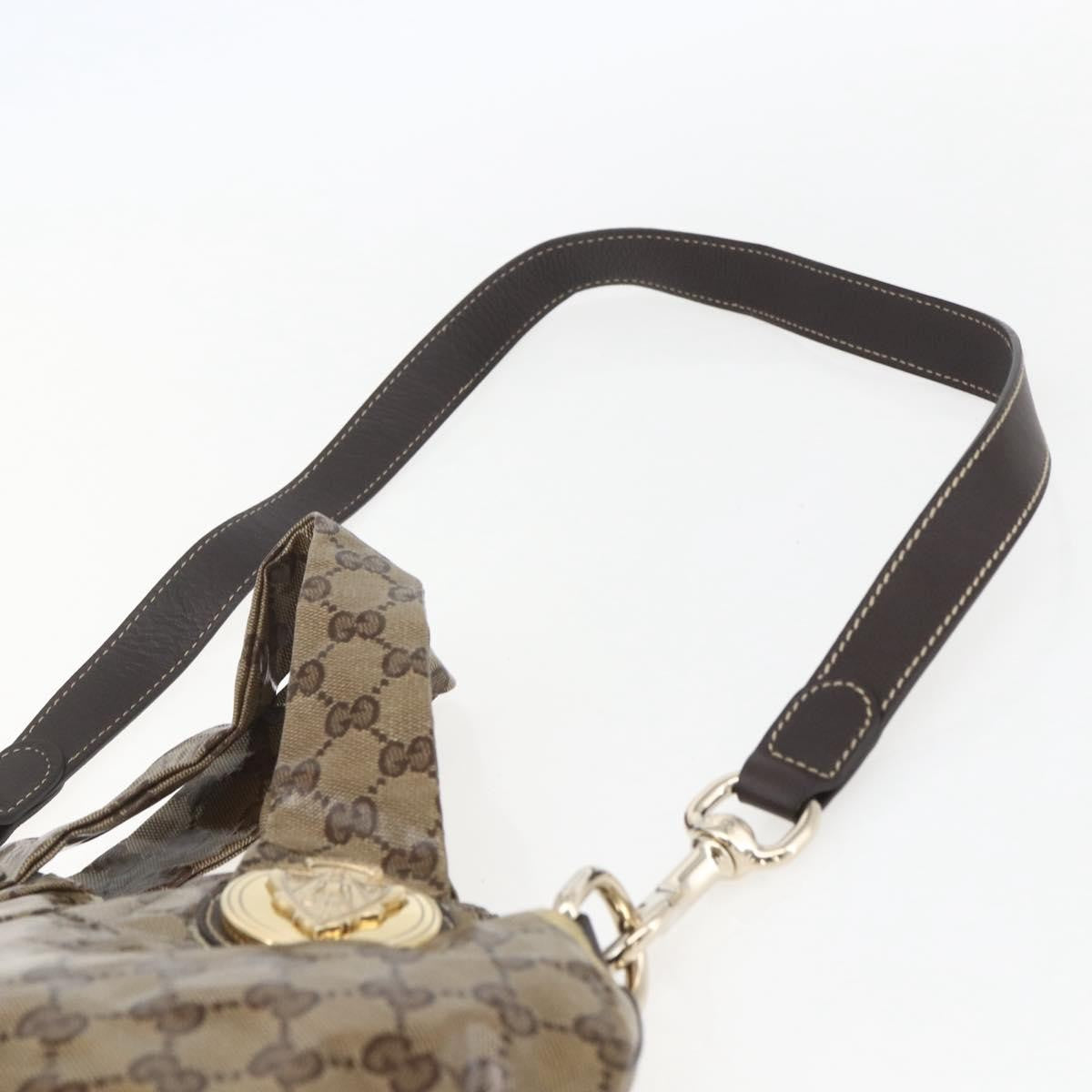 Gucci Hysteria Convertible Top Handle Bag GG Coated Canvas