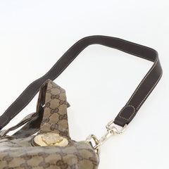 Gucci Hysteria Convertible Top Handle Bag GG Coated Canvas