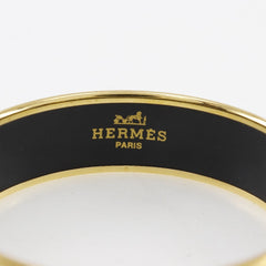 Hermes Caleche Bangle Bracelet Enamel