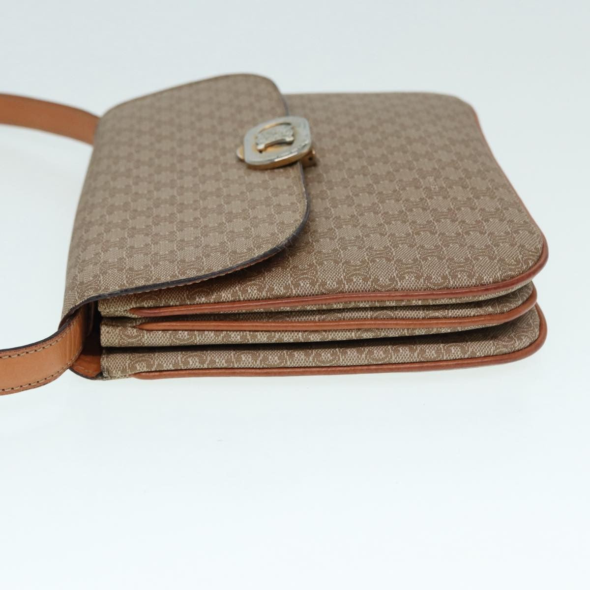 Celine Vintage Macadam Shoulder Bag Canvas