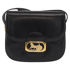 Celine Vintage Carriage Flap Bag Leather