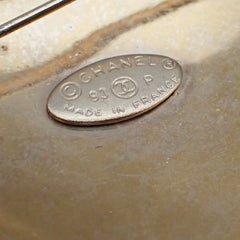 Chanel Vintage CC Heart Brooch Metal