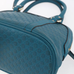Gucci Convertible Dome Satchel Guccissima Leather
