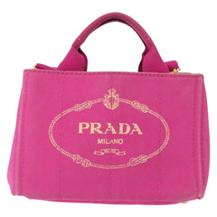 Prada Canapa Open Tote Canvas