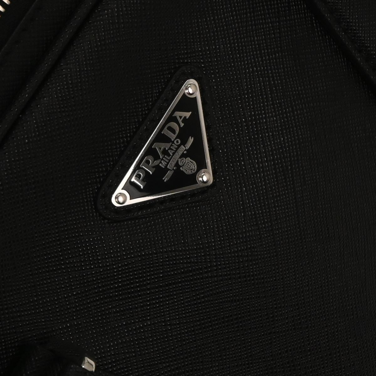 Prada Convertible Zip Around Briefcase Saffiano Leather