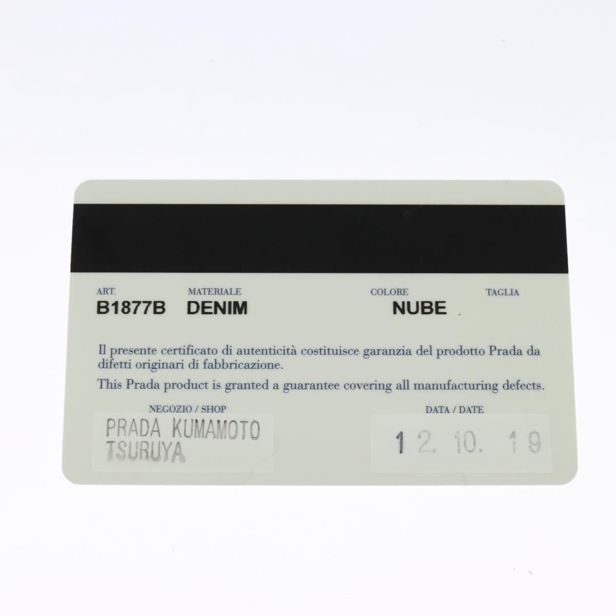 Prada Canapa Tote Canvas